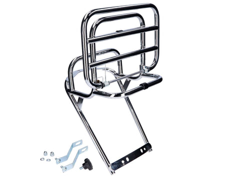 rear luggage rack folding chromed for Vespa Primavera ET3, V50, V90, PK RMS MOTOVEIKALS 21