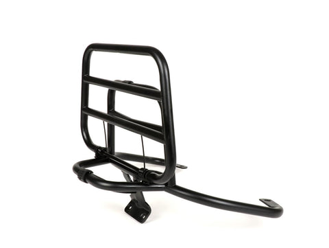 Rear rack, fold down -MOTO NOSTRA- Vespa LX50, LX125, LX150, Vespa LXV50, LXV125, Vespa S50, S125, S150 - black MOTO NOSTRA MOTOVEIKALS 21