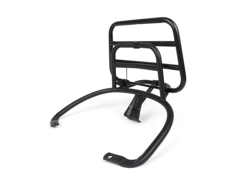 Rear rack, fold down -MOTO NOSTRA- Vespa Primavera 50 (ZAPC53100, ZAPC53200), Vespa Primavera 125 (ZAPM81100), Vespa Primavera 150 (ZAPM81200), Vespa Sprint 50 (ZAPC53101, ZAPC53201), Vespa Sprint 125 (RP8M82111, ZAPM81300, ZAPM81301) - black MOTO NOSTRA MOTOVEIKALS 21