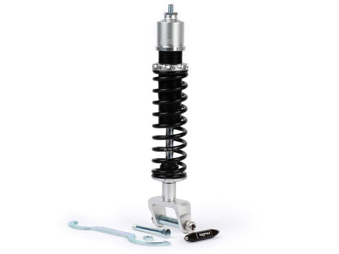 rear shock absorber BGM PRO SC/R1 SPORT, 330mm black/silver for Vespa PX80, PX125, PX150, PX200, T5 125cc, Rally180, Rally200, Sprint150, TS125, GT125, GTR15, V50, PV, ET3 BGM PRO MOTOVEIKALS 21