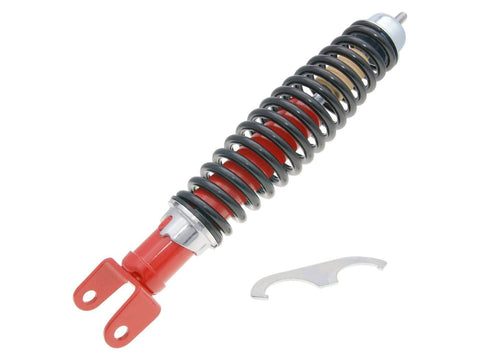rear shock absorber Carbone Sport 345mm red / black for Vespa 50-90-125 Primavera, ET3 CARBONE MOTOVEIKALS 21