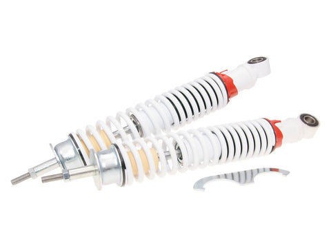 rear shock absorber set Carbone Sport 320mm white for Vespa GT, GTS, GTV 125, 200, 250, 300 CARBONE MOTOVEIKALS 21
