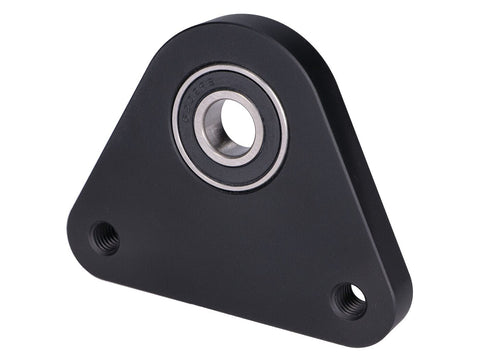 rear wheel bearing plate swiing racing aluminum black for Piaggio Ciao, Si, Bravo, Boxer SWIING MOTOVEIKALS 21
