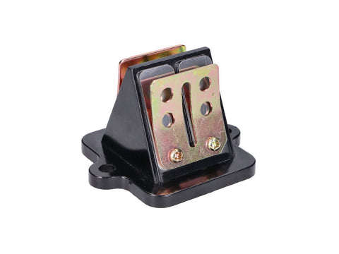 reed valve assy / membrane block for Peugeot Ludix, Jetforce, Speedfight 3/4, Django, Citystar, New Vivacity horizontal 50ccm DMP MOTOVEIKALS 21