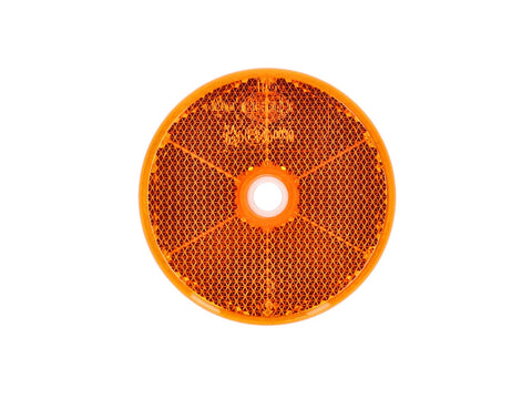 Reflector Hella 60mm 6mm yellow for Kreidler Flory MF MP, Zündapp, Hercules, Puch, Simson DIVERSE / IMPORT MOTOVEIKALS 21