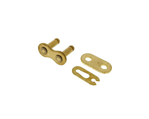 replacement master link KMC gold for chain marked 428 KMC CHAIN MOTOVEIKALS 21