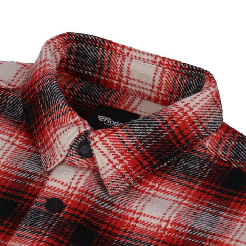 Roeg Blaze Flannel shirt red ROEG MOTOVEIKALS 21