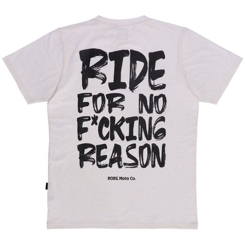 Roeg Kane plain t-shirt white ROEG MOTOVEIKALS 21