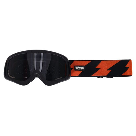 Roeg Peruna Bolts goggle black and orange/black strap ROEG MOTOVEIKALS 21