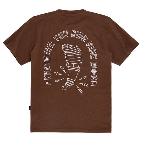 Roeg Ryder t-shirt brown ROEG MOTOVEIKALS 21