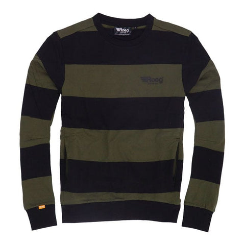 Roeg Shawn stripe sweatshirt army/black ROEG MOTOVEIKALS 21