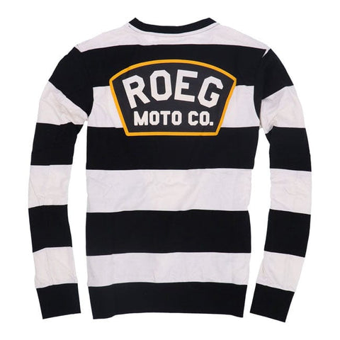 Roeg Shawn stripe sweatshirt off-white/black ROEG MOTOVEIKALS 21
