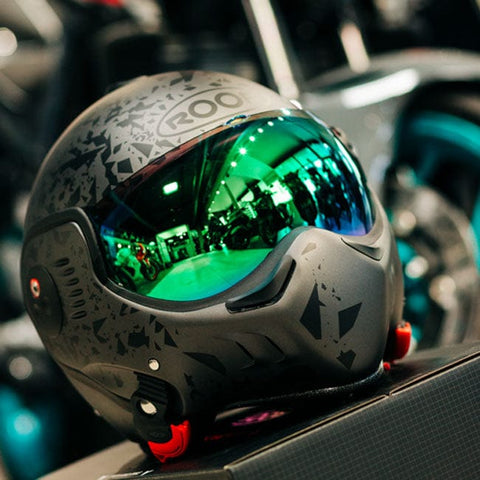 Roof Boxer Alpha helmet matt graphite ROOF MOTOVEIKALS 21