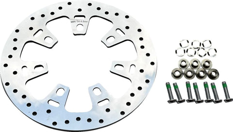 Rotor Front 11.8" Mirror Polis DRAG SPECIALTIES DRAG SPECIALTIES MOTOVEIKALS 21