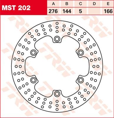 Rotor Trw Mst202 TRW TRW MOTOVEIKALS 21