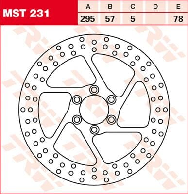 Rotor Trw Mst231 TRW TRW MOTOVEIKALS 21