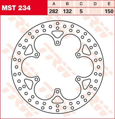 Rotor Trw Mst234 TRW TRW MOTOVEIKALS 21