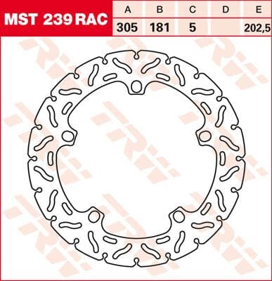 Rotor Trw Mst239Rac TRW TRW MOTOVEIKALS 21