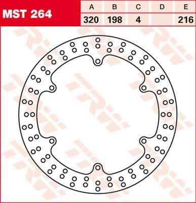 Rotor Trw Mst264 TRW TRW MOTOVEIKALS 21
