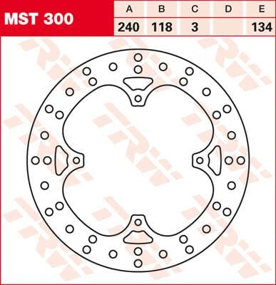 Rotor Trw Mst300 TRW TRW MOTOVEIKALS 21
