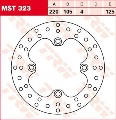 Rotor Trw Mst323 TRW TRW MOTOVEIKALS 21