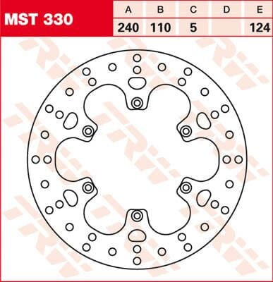 Rotor Trw Mst330 TRW TRW MOTOVEIKALS 21