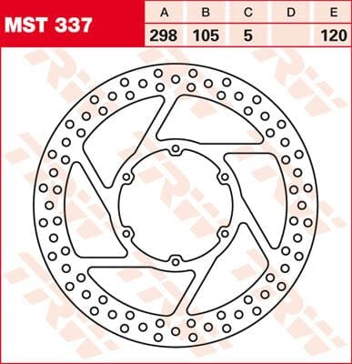Rotor Trw Mst337 TRW TRW MOTOVEIKALS 21
