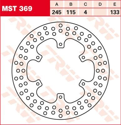 Rotor Trw Mst369 TRW TRW MOTOVEIKALS 21