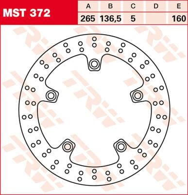 Rotor Trw Mst372 TRW TRW MOTOVEIKALS 21