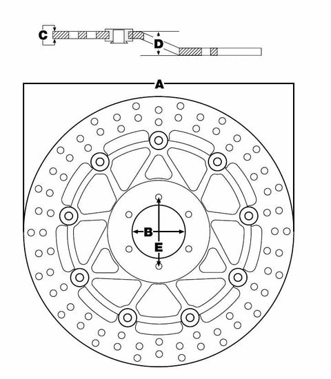 Rotor Trw Mst372 TRW TRW MOTOVEIKALS 21