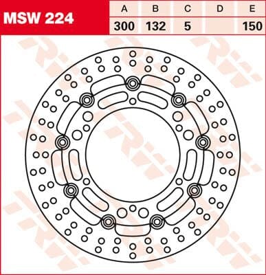 Rotor Trw Msw224 TRW TRW MOTOVEIKALS 21