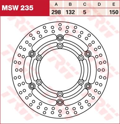 Rotor Trw Msw235 TRW TRW MOTOVEIKALS 21