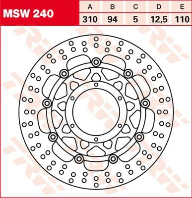 Rotor Trw Msw240 TRW TRW MOTOVEIKALS 21