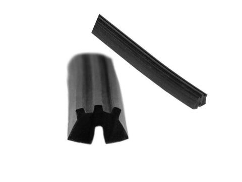 rubber for kick plate w=14mm, 3 profile lugs for Vespa 50S, 90 , 125, 150 (V5SA1T, V9A1T, VNA, VNB, VBB2) OEM STANDARD MOTOVEIKALS 21