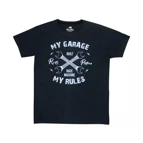 Rusty Pistons Garage t-shirt black RUSTY PISTONS MOTOVEIKALS 21