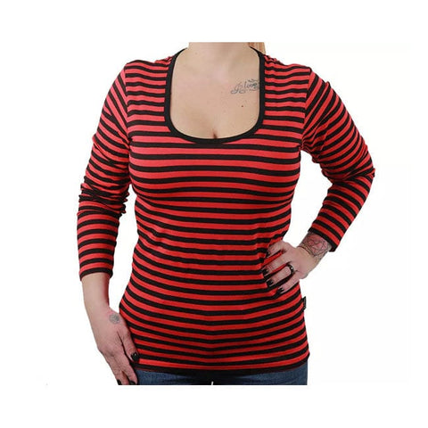 Rusty Pistons Mesa female 3/4 sleeve red/black RUSTY PISTONS MOTOVEIKALS 21