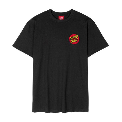 Santa Cruz Dot Chest t-shirt black SANTA CRUZ MOTOVEIKALS 21
