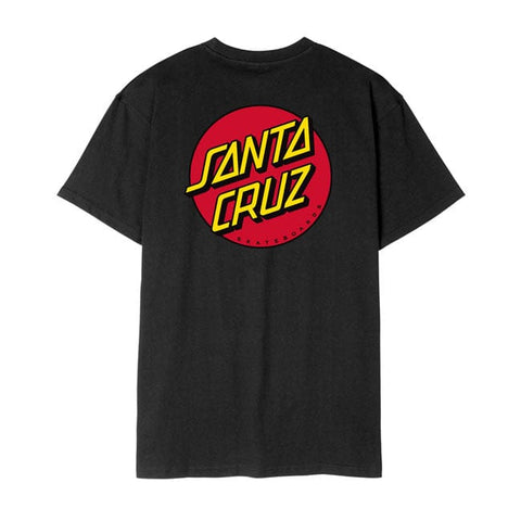 Santa Cruz Dot Chest t-shirt black SANTA CRUZ MOTOVEIKALS 21