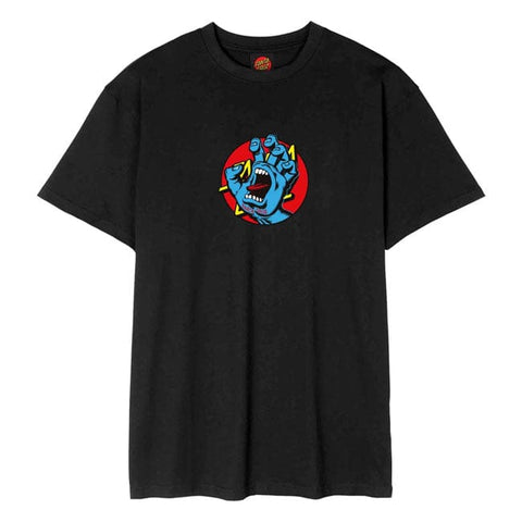 Santa Cruz Hand Dot Front t-shirt black SANTA CRUZ MOTOVEIKALS 21