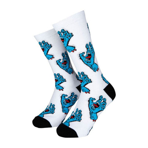 Santa Cruz Multi Hand Socks (2 Pack) white/black SANTA CRUZ MOTOVEIKALS 21