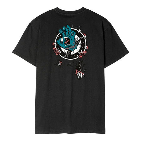 Santa Cruz Roskopp Screaming Target t-shirt black SANTA CRUZ MOTOVEIKALS 21