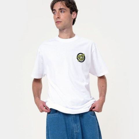 Santa Cruz Roskopp Screaming Target t-shirt white SANTA CRUZ MOTOVEIKALS 21