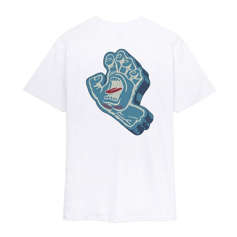 Santa Cruz Screaming Foam Hand t-shirt white SANTA CRUZ MOTOVEIKALS 21