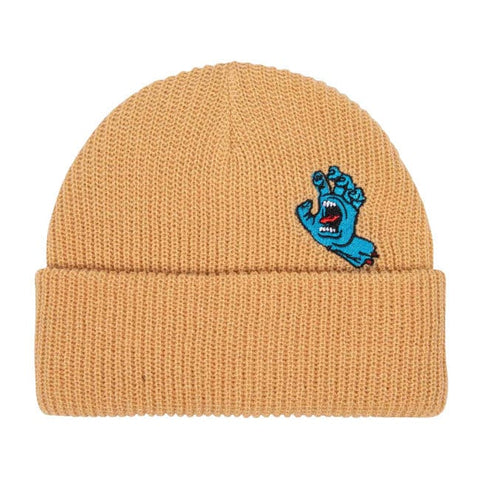 Santa Cruz Screaming Mini Hand beanie wheat SANTA CRUZ MOTOVEIKALS 21