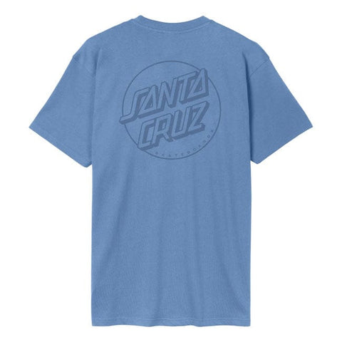 Santa Cruz Tonal Opus Dot Stripe t-shirt azure blue SANTA CRUZ MOTOVEIKALS 21
