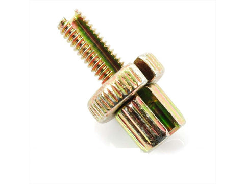 Screw cable guide thread M 6 x 18mm depth 7mm diameter 6mm bore 2.5mm for moped, moped, mokick, KKR motorcycles DIVERSE / IMPORT MOTOVEIKALS 21