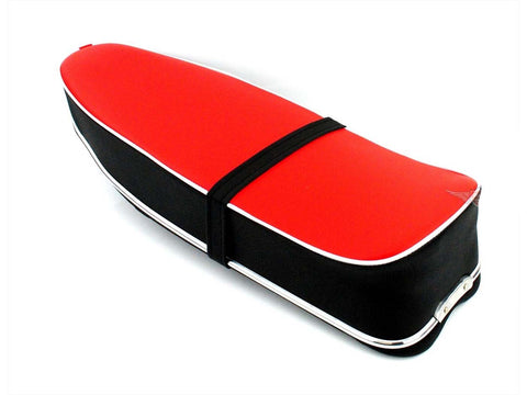 Seat bench Kreidler 1 piece Height 100mm Width 230mm Length 600mm Distance of mounting holes rear 130mm front 95mm from to 200mm for Florett egg tank DIVERSE / IMPORT MOTOVEIKALS 21