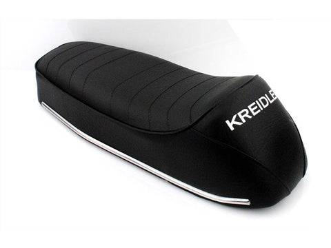 Seat bench Kreidler height 150mm width 240mm length 600mm mounting holes distance 130mm mounting front to rear 225mm for Florett DIVERSE / IMPORT MOTOVEIKALS 21