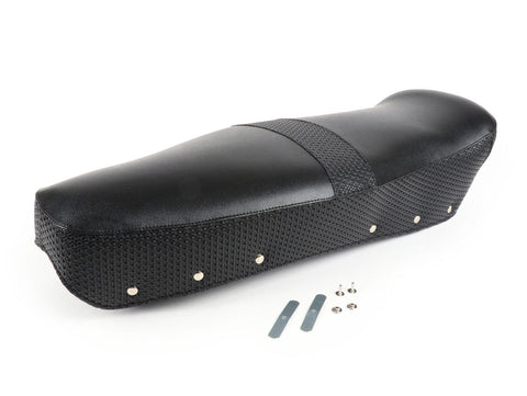 Seat -BGM ORIGINAL Alfatex- Lambretta LI, LI S, SX, TV - black BGM ORIGINAL MOTOVEIKALS 21