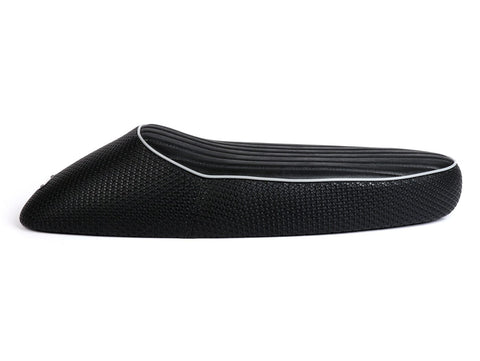 Seat -BGM PRO Sport- Vespa Smallframe V50, PV, ET3 - without lock - grey piping BGM PRO MOTOVEIKALS 21